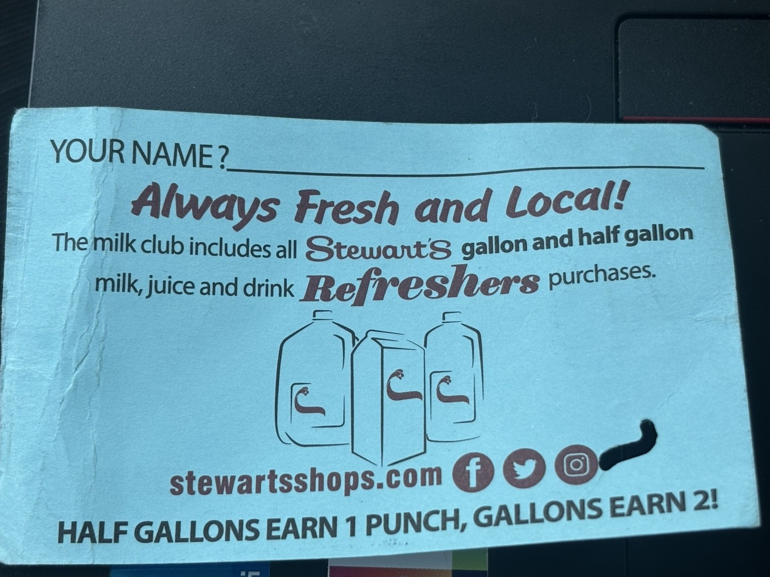 Milk Club rules